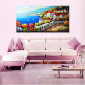 Musuem Quality Ocean Paintings, Mediterranean Sea Hand Painting Wall Art